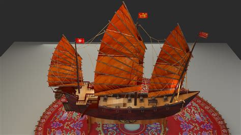 Chinese junk ship 3D model - TurboSquid 1697873