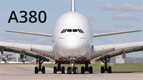 Airbus A380 perfect crosswind takeoff - YouTube