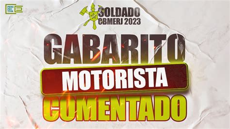 Q 41 Motorista D Soldado de Carreira CBMERJ Prova manhã YouTube