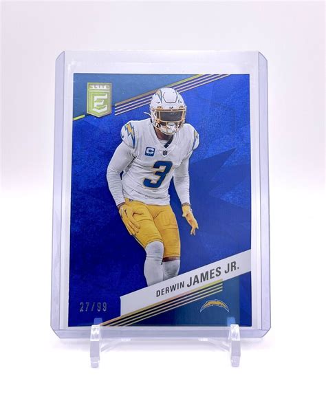 Panini Donruss Elite Derwin James Jr Rc Blue No