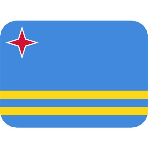 Flag For Flag Aruba Vector SVG Icon - SVG Repo