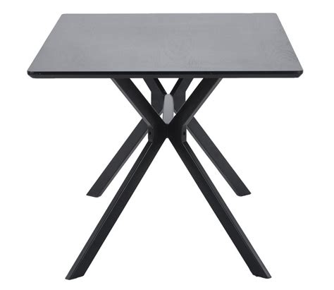 Woood Exclusive Bruno Eettafel Rechthoek Mdf Zwart X Cm Basiclabel