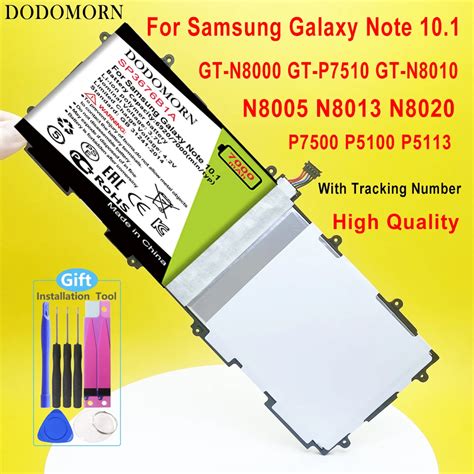 DODOMORN SP3676B1A Tablet Battery For Samsung Galaxy Tab 10 1 S2 N8000