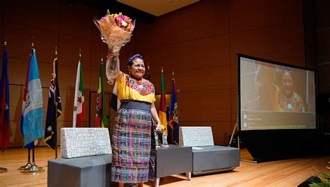 UIW Welcomes Nobel Peace Prize Winner Rigoberta Menchú Tum October