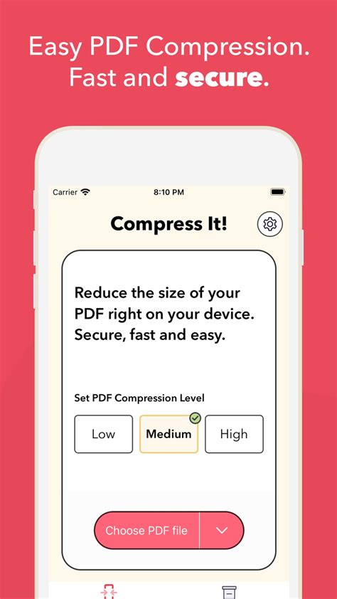 iPhone için Compress It PDF Compressor İndir