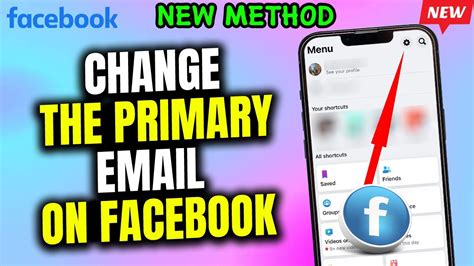 How To Change The Primary Email On Facebook Add Or Remove Fb