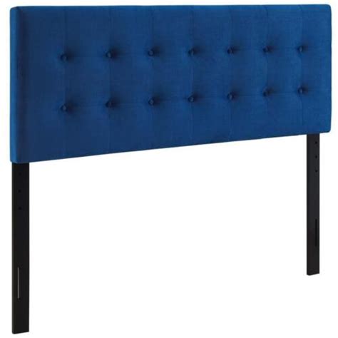 Emily Queen Biscuit Tufted Performance Velvet Headboard EBay