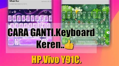 Cara Mengganti Keyboard Di Hp Vivo Y91C YouTube