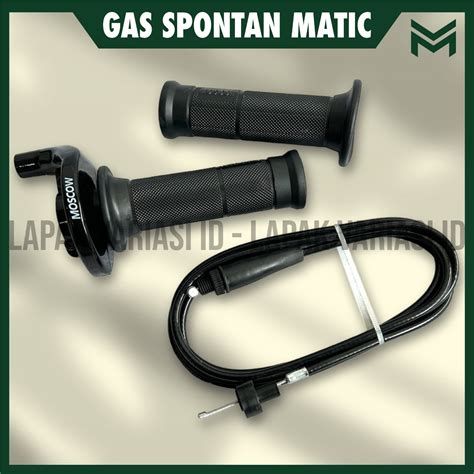 Gas Spontan Matic Original Moscow Untuk Motor Matic Universal Kabel