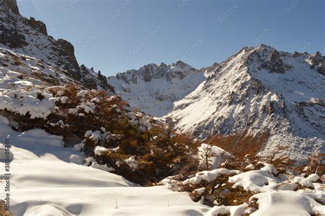 Hiking in the snowy mountains around San Carlos de Bariloche and San ...