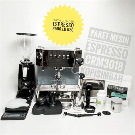 Jual Paket Mesin Kopi Espresso Gemilai Crm Coffee Grinder Electric