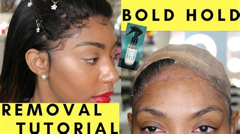 Best Lace Glue Bold Hold Removal Tutorial Kennysweets Youtube