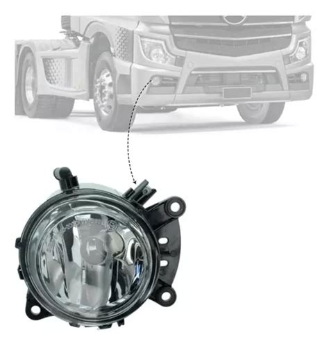 Farol Novo Actros Auxiliar Milha Neblina Caminhao Mb Ld