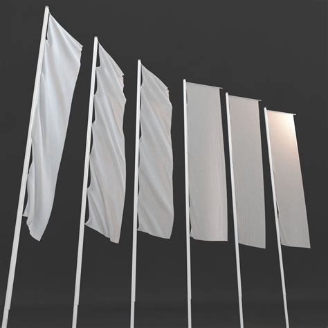 Animated Flagpoles D Model Animated Cgtrader