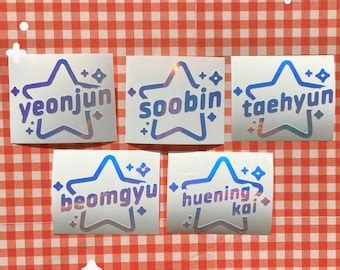 Loona K Pop Kpop Holo Decal Vinyl Lightstick Sticker Etsy