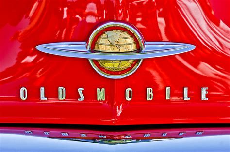 1950 Oldsmobile 88 Hood Emblem Photograph By Jill Reger