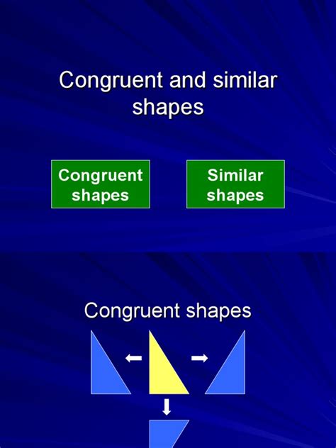 Congruent and Similar Shapes | PDF | Shape | Geometry