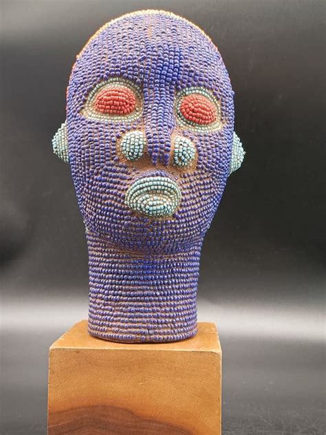 Head Glass Beads Terracotta Bamoun Cameroon Catawiki