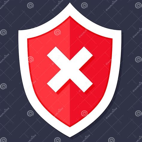 Shield Icon In Trendy Flat Style Isolated Shield With A Checkmark In The Middle Protection Icon