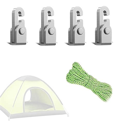 Rope Tensioner Camping Tent Guyline Cord Adjuster For Hiking Uygun