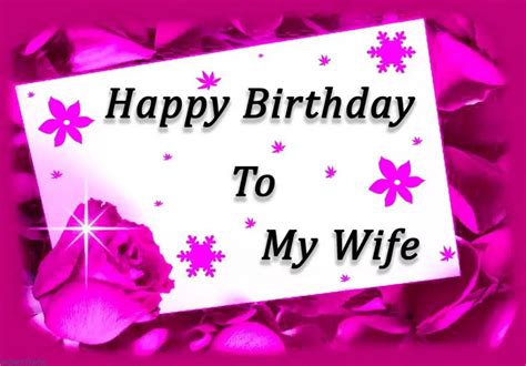 Happy Birthday To My Wife Images Wishes Photos