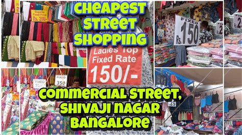 Commercial Street Bangalore Street Shopping Shopping Guide