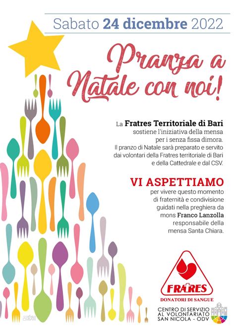 Pranzo Della Vigilia Di Natale Dedicato Alle Persone Senza Dimora