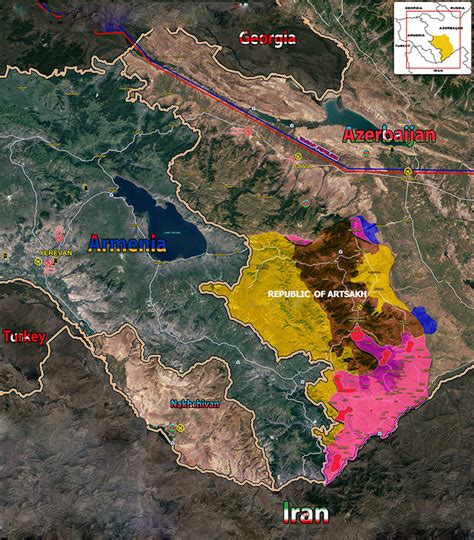 Edited Artsakh Map Horizon Weekly