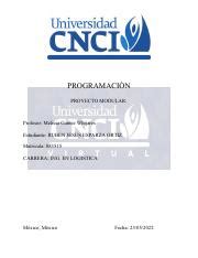 AL083515 PROYECTO MODULAR PROGRAMACION pdf PROGRAMACIÓN PROYECTO