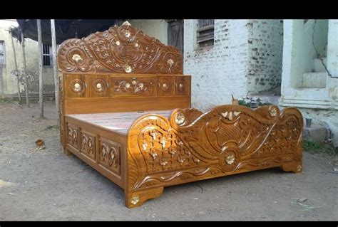 King Size Teak Wood Wooden Maharaja Bed With Storage At Rs 45000 In Akola