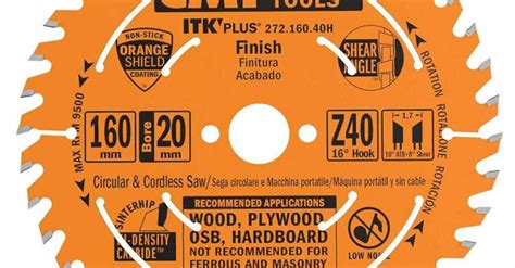 CMT-SHOP - Купить Диск пильный 160x20(+16)x1,7/1,1 16° 10° ATB + 8 ...