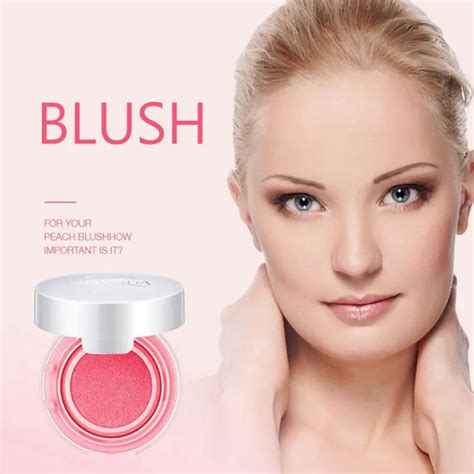 Bioaqua Brand Air Cushion Blush Makeup Mineralize Blusher Cheek Sleek