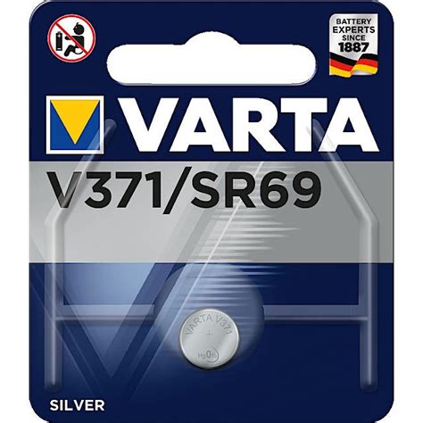 Knappcellsbatteri V371 SR69 Varta Clas Ohlson