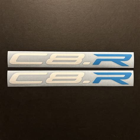 Pair Corvette Stingray C R Jake Racing Decal Sticker Z Z