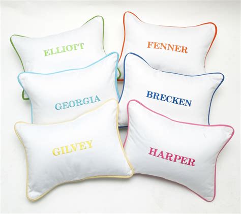 Monogrammed Pillow Monogram Pillow Personalized Kids