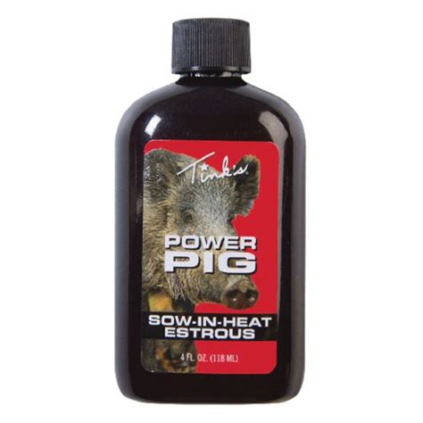 Tinks Power Pig Sow In Heat Liquid Hog Lure Estrous 4 Fl Oz Bottle