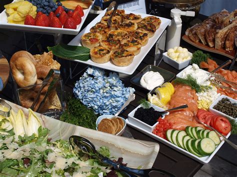 Summer Wedding Buffet Above And Beyond Catering