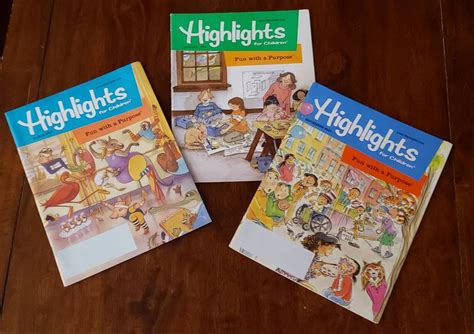 Lot of 3 HIGHLIGHTS FOR CHILDREN Magazines 2004 2005 2006 - Etsy