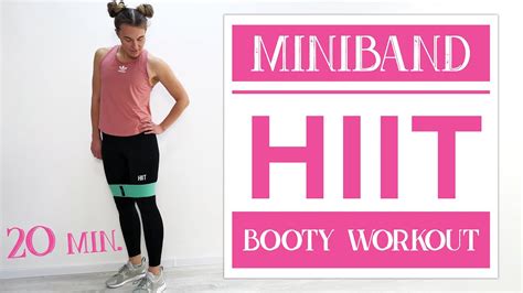 20 MIN MINIBAND BOOTY HIIT HOME WORKOUT YouTube