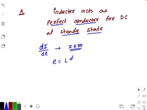 SOLVED Explain Dc Steady State Analysis To Replace Capacitances And