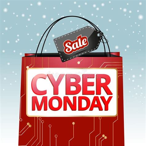 Design For The Cyber Monday Sale Vector Graphics For The Site Stock