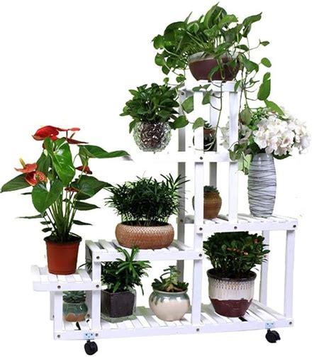 Honglimeiwujindian Outdoor Indoor Blumenständer Stand Blume Rack mit