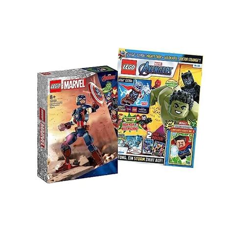 Lego Marvel Set Lego Marvel Captain America Figurine De Con