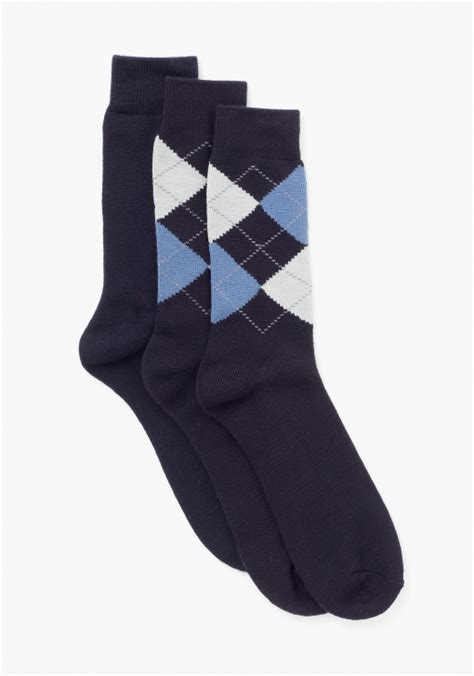 Pack 3 Calcetines De Rombos De Hombre TEX Ofertas Carrefour Online