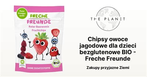 Chipsy Owoce Jagodowe Dla Dzieci Bezglutenowe BIO Freche Freunde