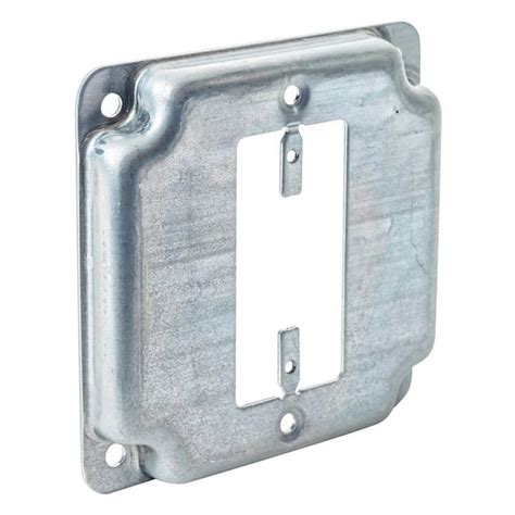 Southwire 4 In W Steel Metallic 1 Gang Exposed Work Square Cover For 1