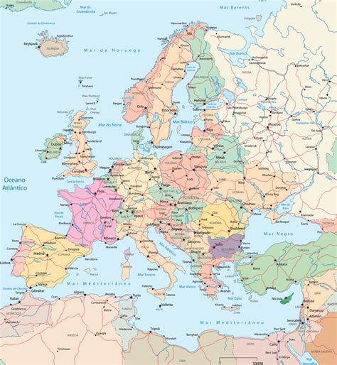 HISTORIA CONTEMPORANEA.: MAPA POLITICO DE EUROPA