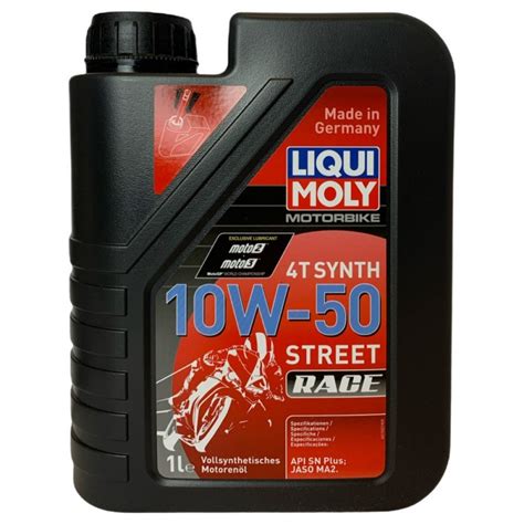 Aceite Liqui Moly W Sintetico Street Race