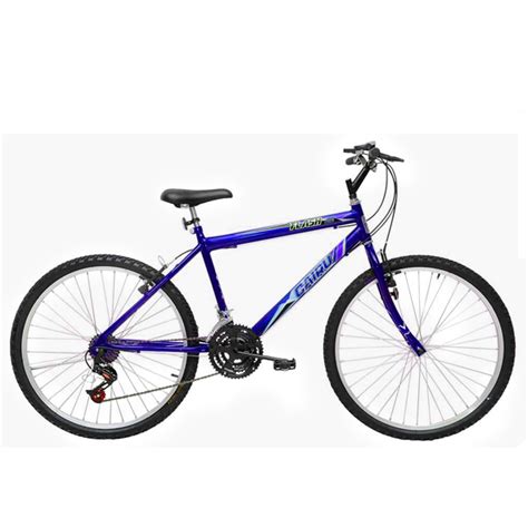 Bicicleta Cairu Aro Flash Bike Mtb Masculina Marchas Azul