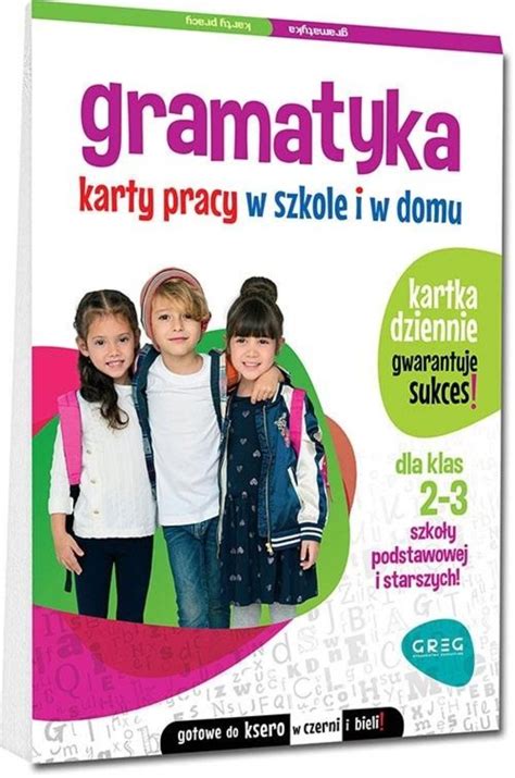 Gramatyka Karty Pracy W Szkole I W Domu Klasa Marta Kurdziel